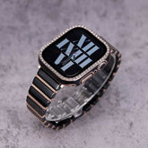 Fashion Ceramic Wrist Butterfly Clasp Band with Diamond Case