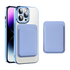 Transparent Magnetic Card Holder TPU Case for iPhone 16 Series Transparent Magnetic Card Holder TPU Case for iPhone 16 Series