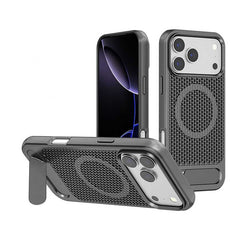 Honeycomb Magnetic Stand PC Case for iPhone Series