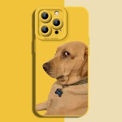 Silicone Dog Pattern Case for iPhone Series