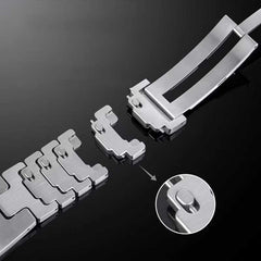 Stainless Steel Butterfly Clasp Strap