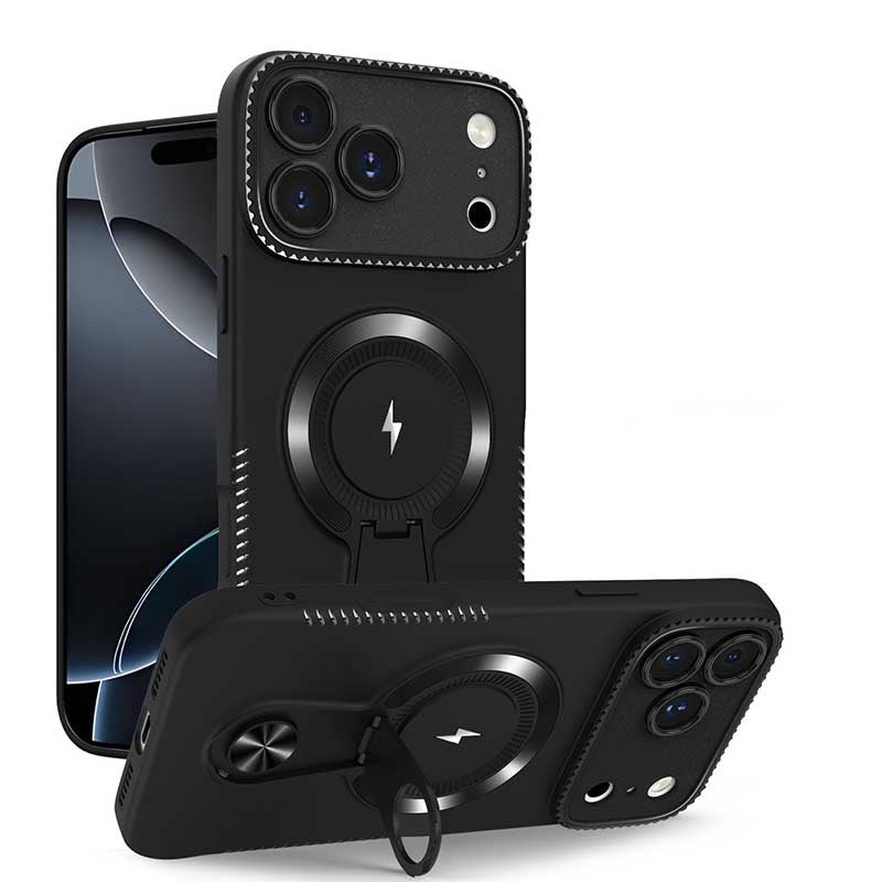 Magnetic Invisible Stand TPU Case for iPhone Series