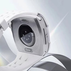 46mm Luxury Watch Band of Stainless Steel Case with Silicone Strap